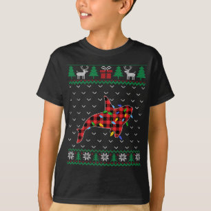 Whale Christmas Tree Lights Decoration Xmas Sweate T-Shirt