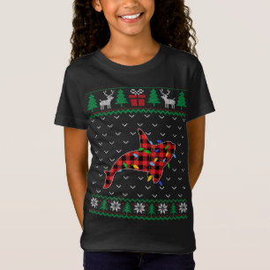 Whale Christmas Tree Lights Decoration Xmas Sweate T-Shirt