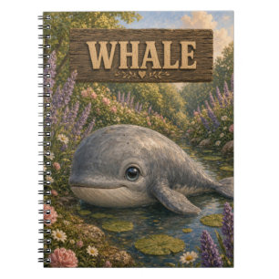Whale Cute Baby Storybook Nursery Animal Notebook