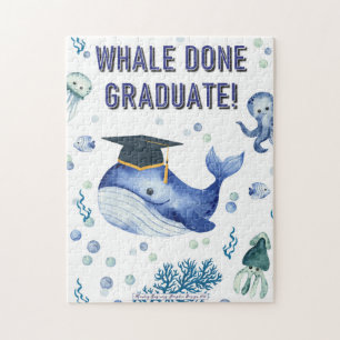 WHALE DONE GRADUATE! JIGSAW PUZZLE
