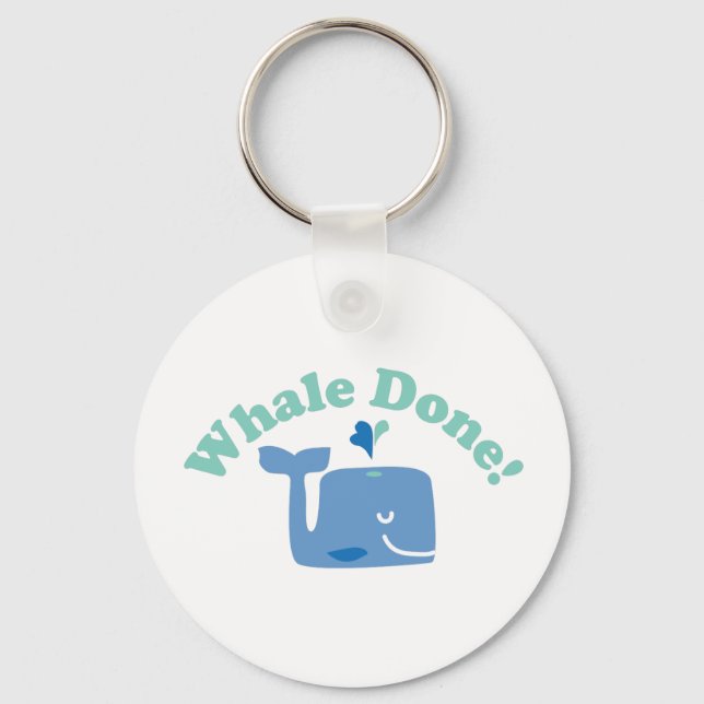 Whale Done! Key Ring (Front)