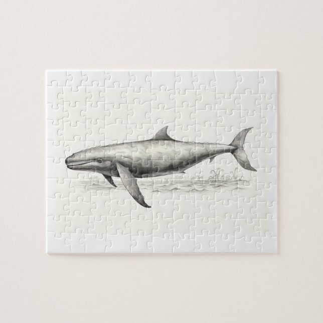 Whale drawing   jigsaw puzzle (Horizontal)