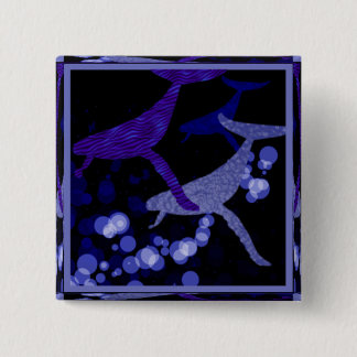 WHALE FAMILY Button