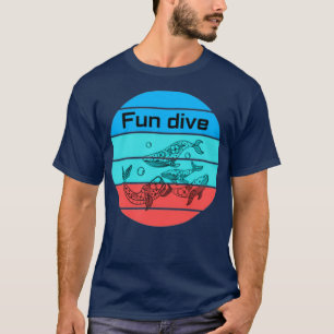 Whale fun dive t T-Shirt