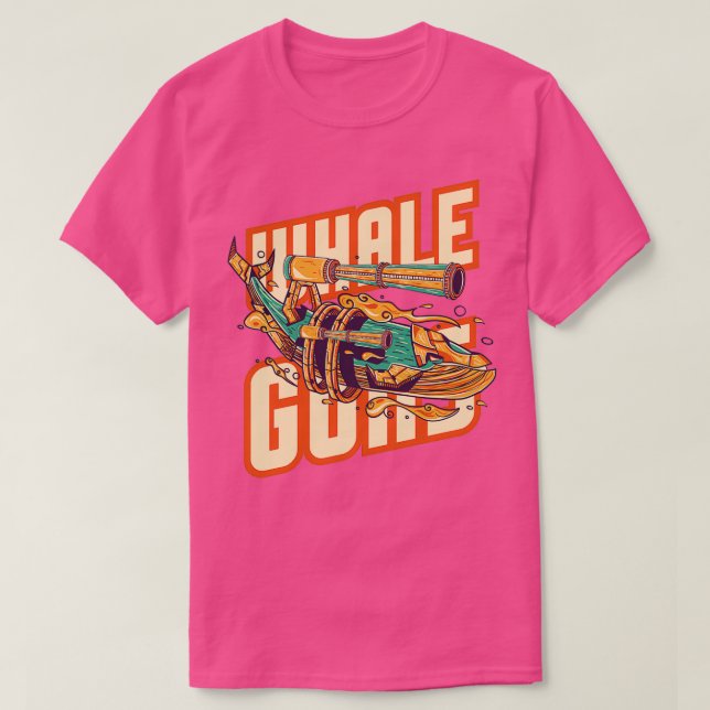 Whale graphic art T-Shirt (Design Front)