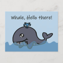 Whale, hello there postcrossing