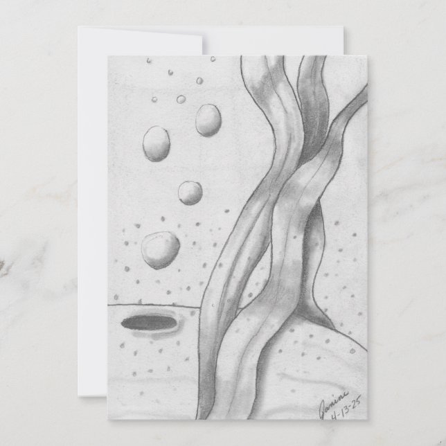 Whale Holiday Card (Front)