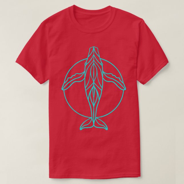 Whale Humpback T-Shirt (Design Front)