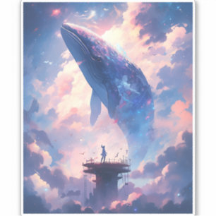 Whale In The Sky Fantasy Art