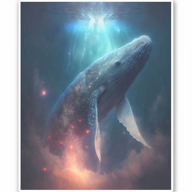 Whale In The Sky Fantasy Art (Front)
