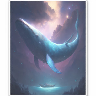 Whale In The Sky Fantasy Art