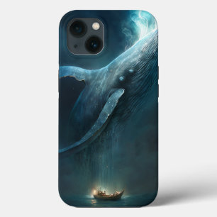 Whale In The Sky Fantasy Art iPhone 13 Case
