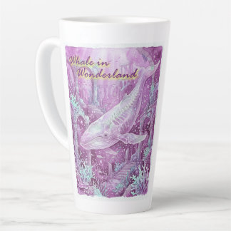 Whale in Wonderland Underwater Art Latte Mug