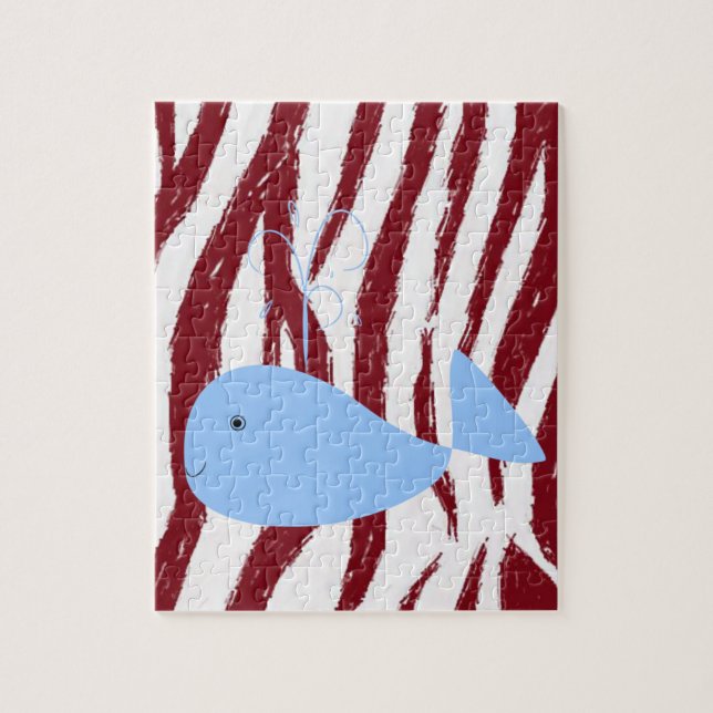 Whale Jigsaw Puzzle (Vertical)