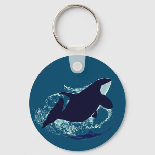 Whale key ring