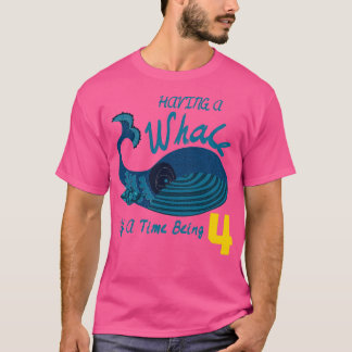 Whale Kids Shirt 4th Birthday Gift Boys