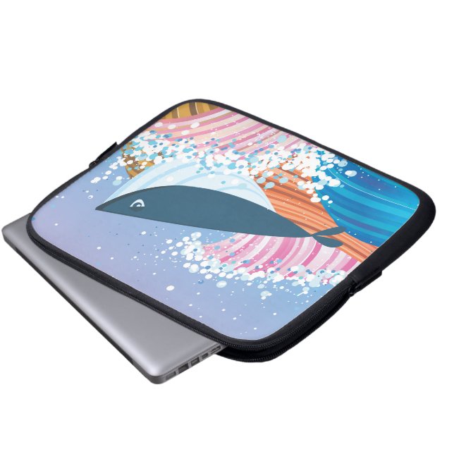 Whale Laptop Sleeve (Front Bottom)