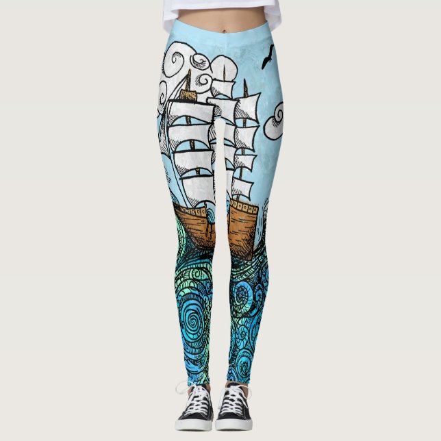 Whale Leggings (Front)