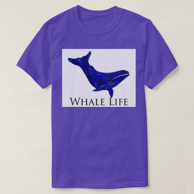Whale Life T-Shirt (Design Front)