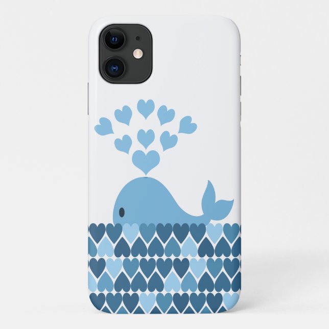 Whale Love Case-Mate iPhone Case (Back)