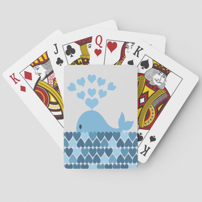 Whale Love Playing Cards (Back)