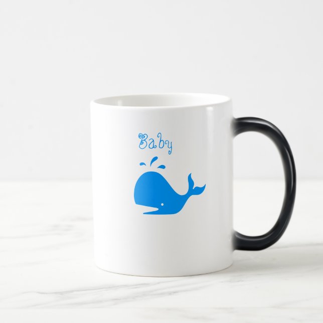 Whale Mania_Family Style Baby Whale morphing Magic Mug (Right)