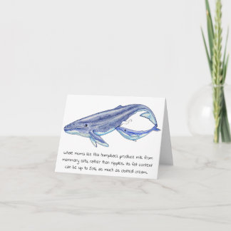 Whale Mother's Day Card