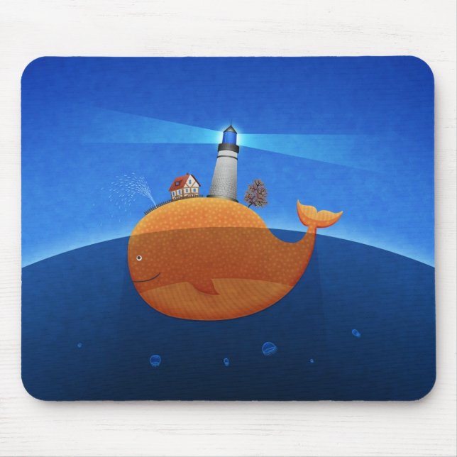 Whale Mouse Mat (Front)