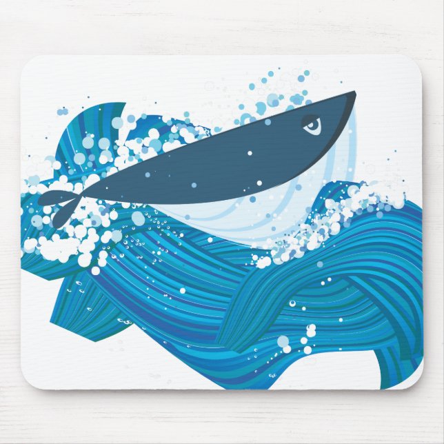 Whale Mouse Mat (Front)