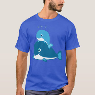 Whale Mum and Baby Whales T-Shirt