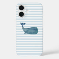 Whale Nautical Stripe