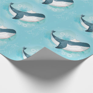 Whale Ocean Wrapping Paper