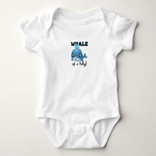 Whale of a baby bodysuit