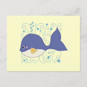 Whale of a Tail T-shirts and Gifts Postcard