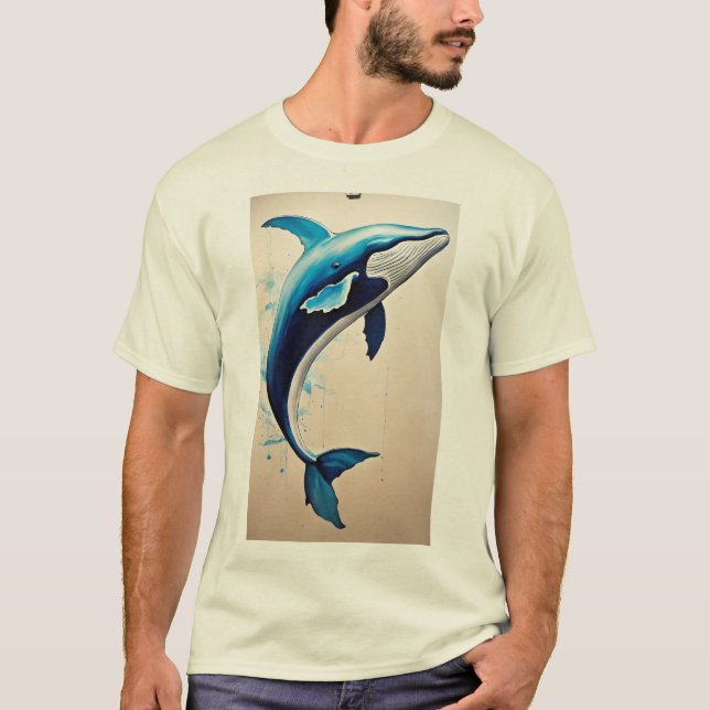 Whale of Tranquillity T-Shirt (Front)