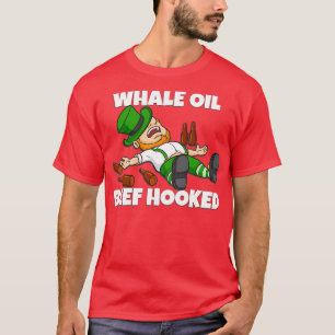 WHALE OIL BEEF HOOKED ST PATRICKS DAY T SHIRT