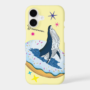 whale on doughnut case
