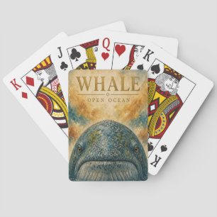 Whale Open Ocean Wildlife Playing Cards