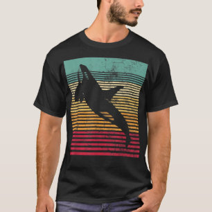 Whale Orca Retro Style Men Women Novelty Vintage F T-Shirt