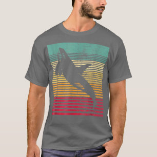 Whale Orca Retro Style Men Women Novelty Vintage F T-Shirt