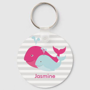 Whale Pals Key Ring