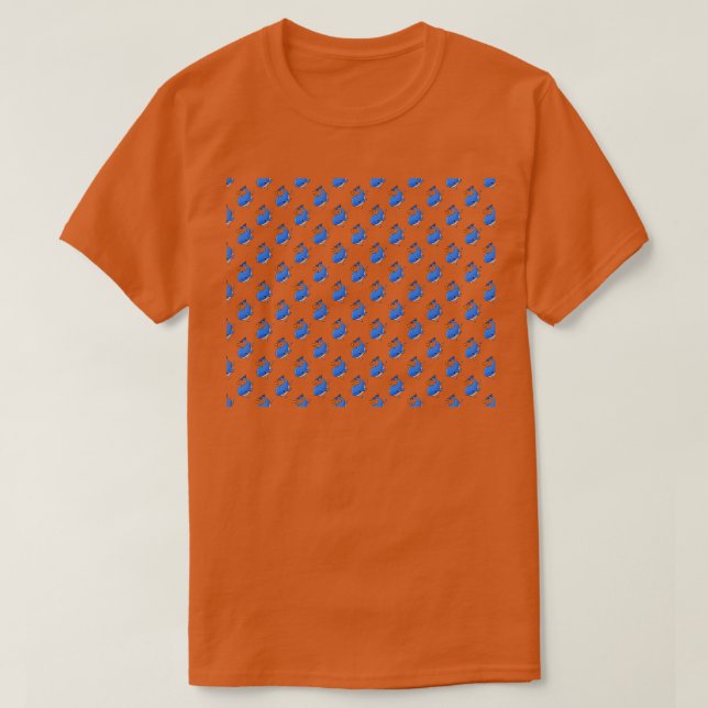 Whale Pattern T-Shirt (Design Front)