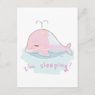 whale postcard