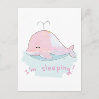whale postcard