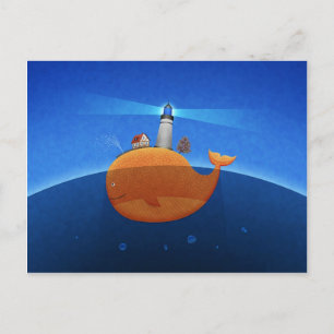 Whale Postcard