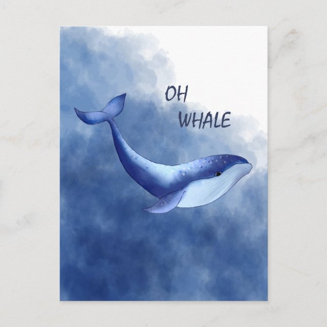  Whale Postcard (Front)