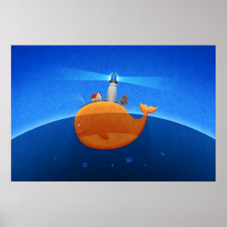 Whale Poster