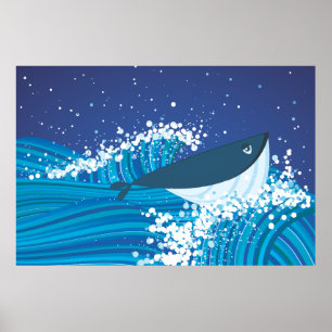 Whale Poster