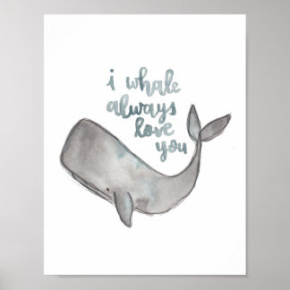 Whale Print