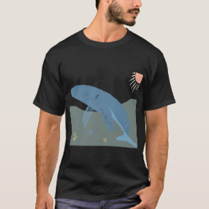 whale, puffer fish, starfish, cute animals under t T-Shirt